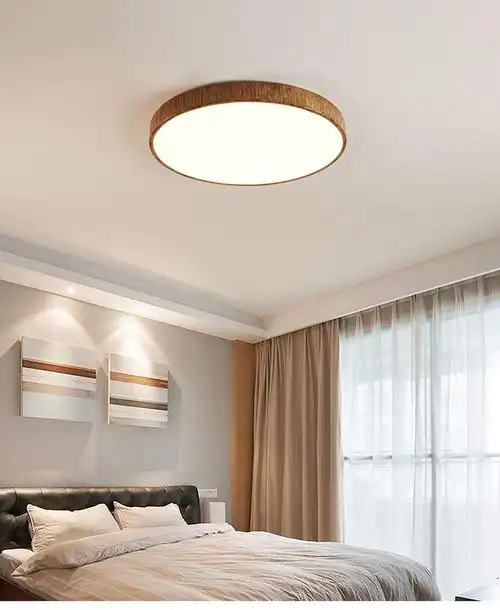 超薄复古led吸顶灯现代简约北欧阳台过道卧室照明灯具 客厅吸顶灯