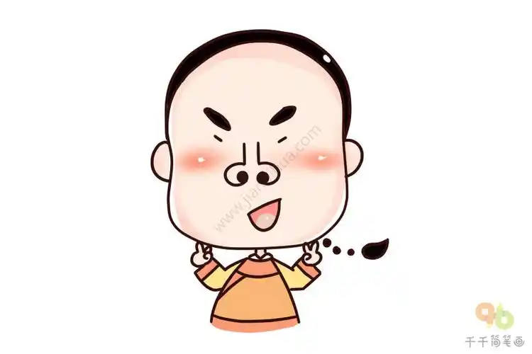 这个简笔画的表情简直逗剪刀手给你看