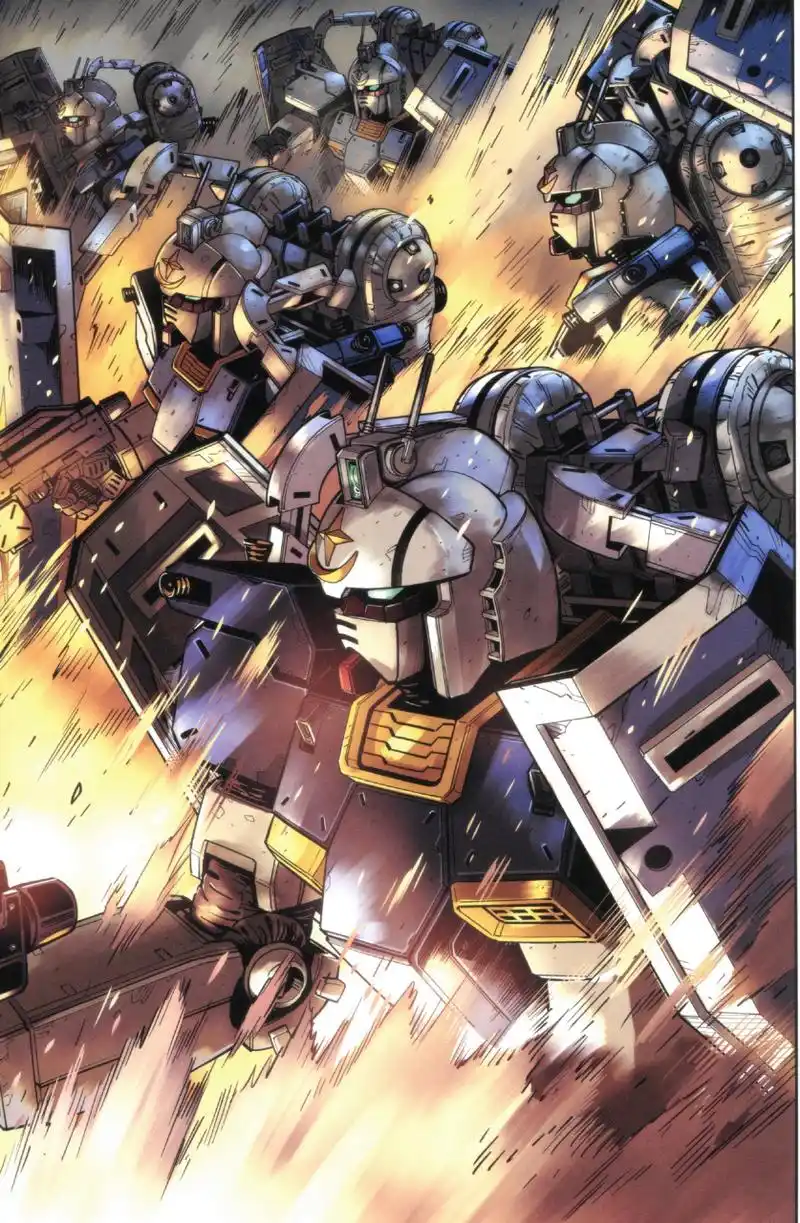 《机动战士高达:雷霆宙域》漫画单行本第24卷附赠画册欣赏,再现了联邦