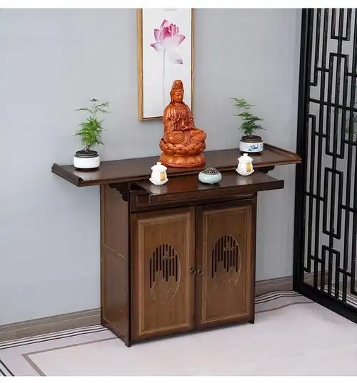实木供桌佛台家用小供佛桌子佛龛神台供台经济型香案财神爷供奉桌