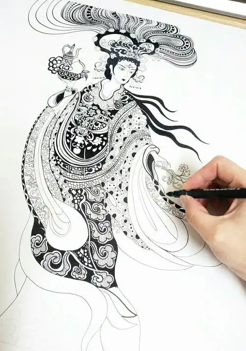 直到现在我们依然还需要画线描!