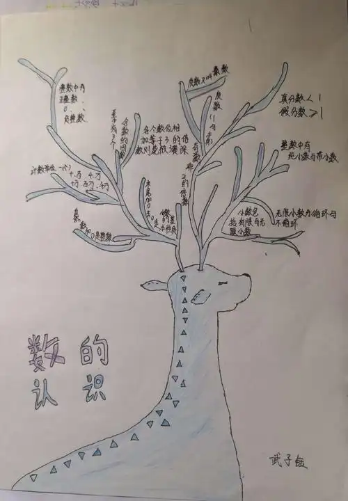 其它 六一班思维导图展【数的认识】 写美篇数学课上 在"数的认识"这