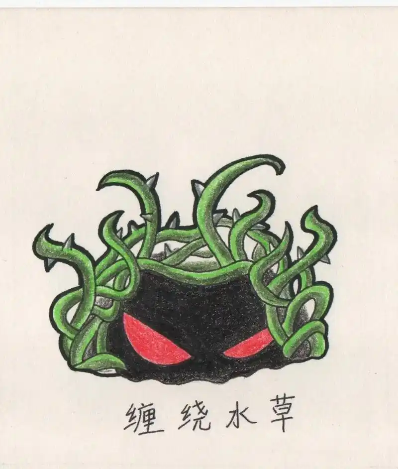 植物大战僵尸魅惑菇怎么画 - 抖音