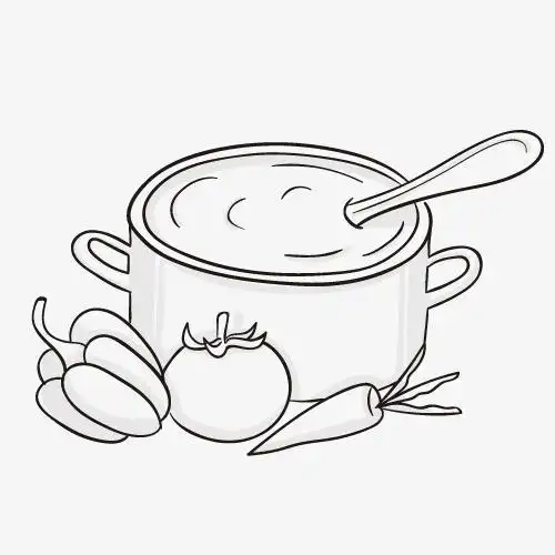 一锅鲜简笔画