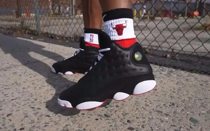 air jordan 13 "playoffs" 黑色 aj13季后赛 2023版 开箱上脚