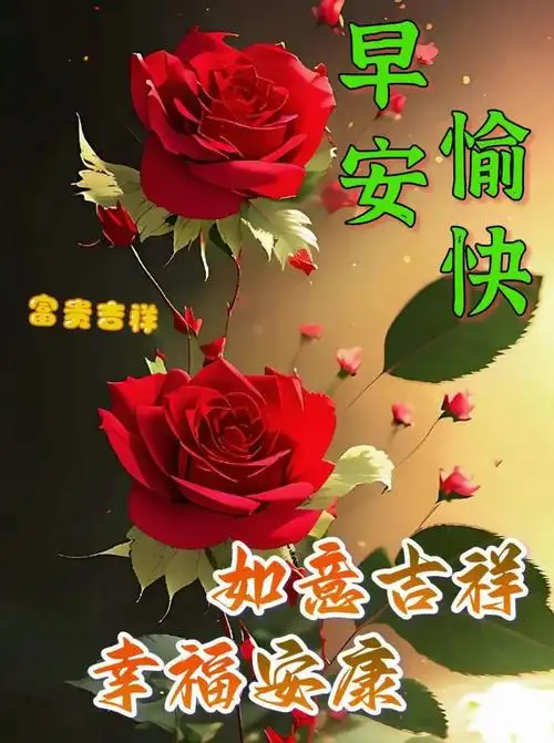 平安健康,幸福吉祥!夏日早上好!