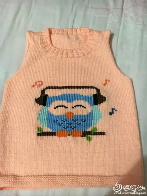 多款男女宝宝都可以穿卡通图案套头毛衣(附毛衣绣图方法)-编织教程-编