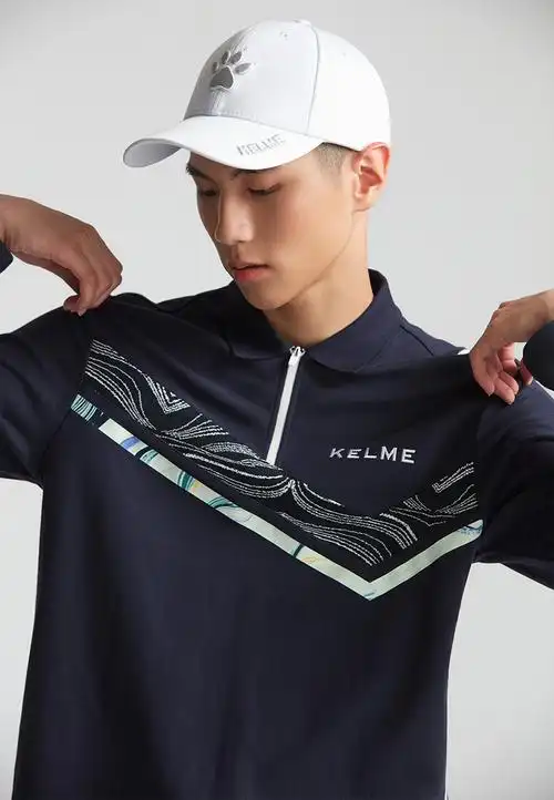 kelme卡尔美男士长袖polo衫