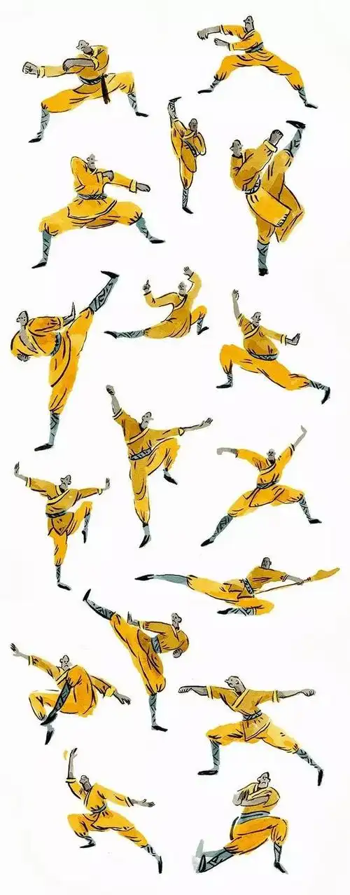 少林拳法十八式动作要领讲解喜欢的可以练习注意安全