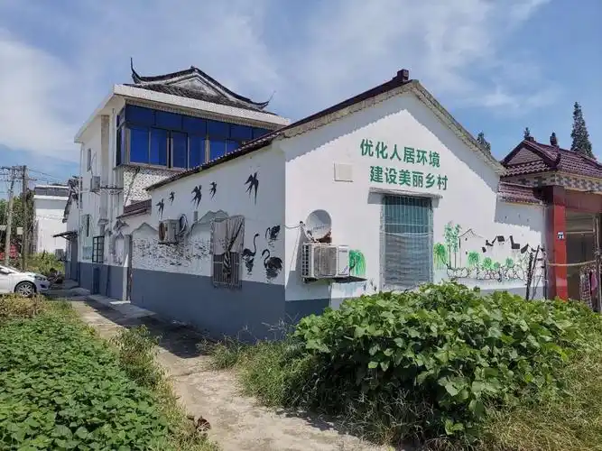 户外新农村墙体彩绘美化-美丽乡村文化墙