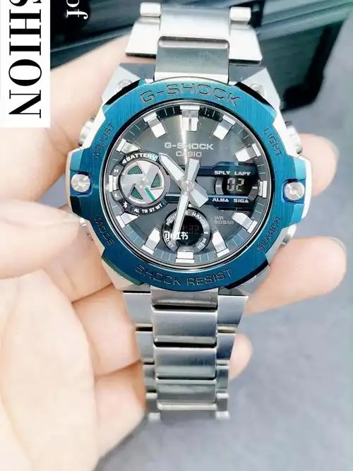 卡西欧的绿水鬼腕表gstb400cd1a3