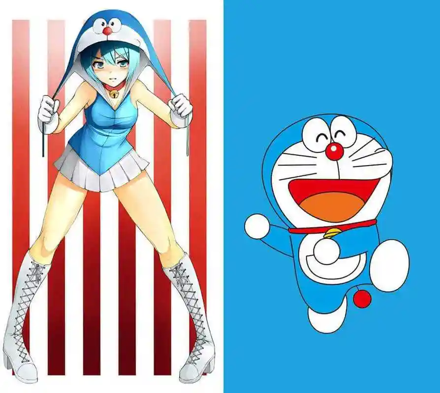 哆啦a梦的5种拟人版,正太版调皮可爱,真人版成童年噩梦