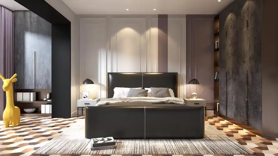 卡百利艺术涂料教科书级别的现代极简风处处精致这就是生活原本的模样