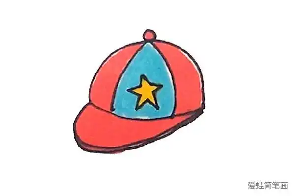 鸭舌帽怎么画