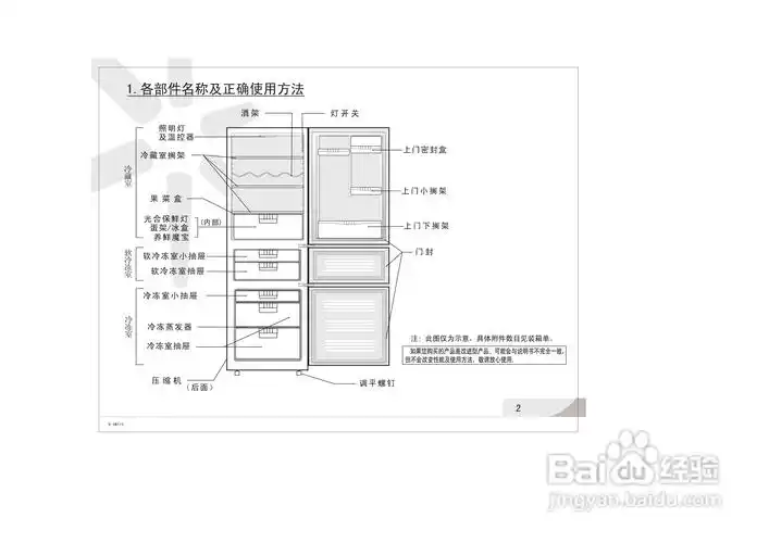 容声冰箱bcd-212ma型使用说明书