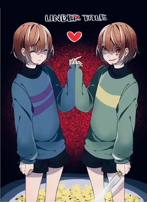 undertale传说之下精美人物图包friskchara第5期