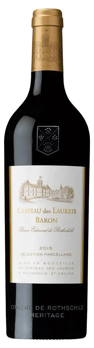 劳蕾丝古堡男爵红葡萄酒chateau des laurets baron, baron edmond de