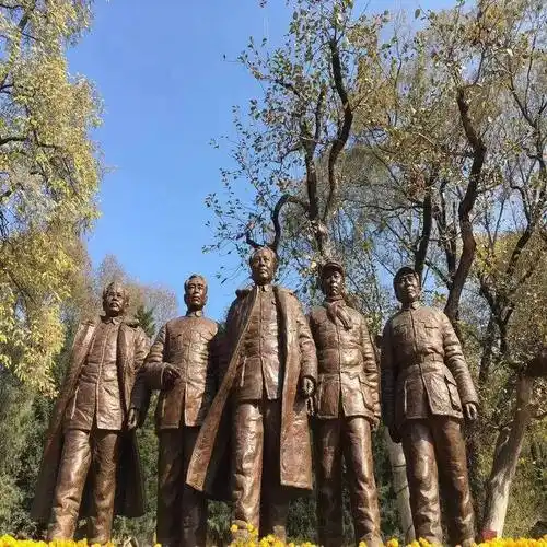 大型铸铜人物五大书记雕塑 纯铜五大伟人铜像制作厂家-阿里巴巴