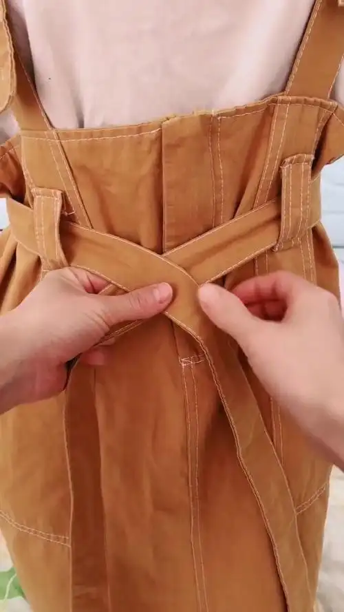 手指一钩,腰带系法好简单