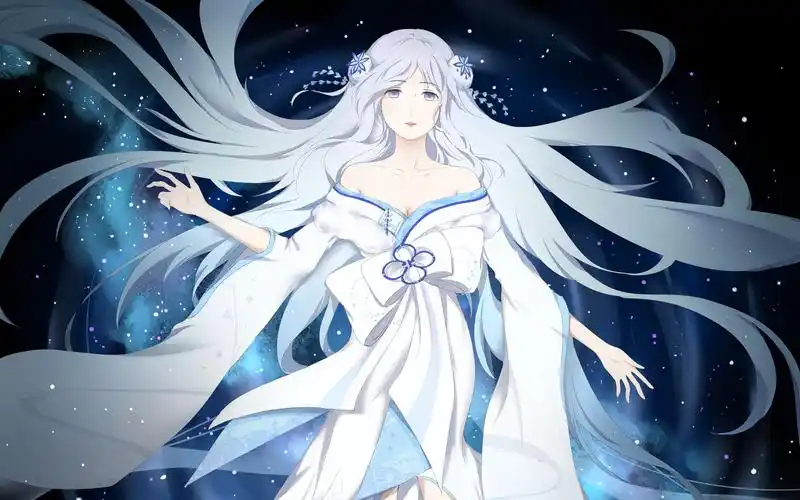 【雪姬】sai板绘过程 服装来自奇迹暖暖雪姬套装