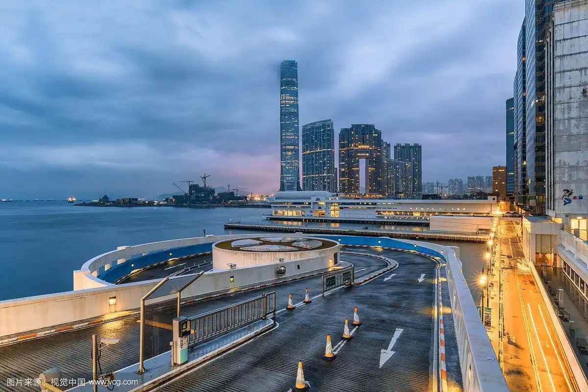 香港环球贸易广场-九龙城区城市景观
