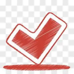 符号图标素材pngai打勾打叉对错图标元素pngai手绘卡通对号差号免抠