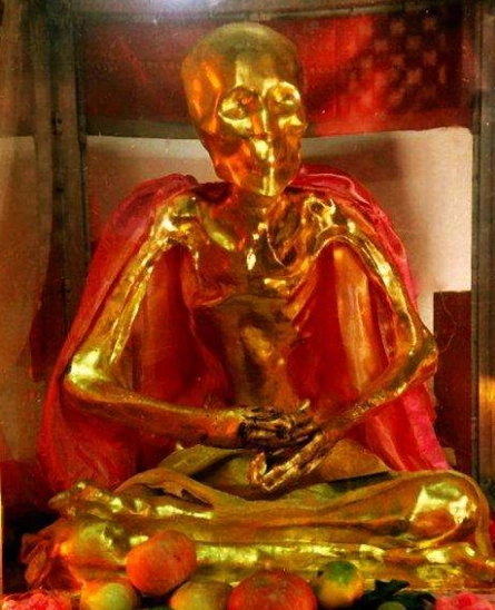 实拍九华山的肉身菩萨图4法师曾参加抗战