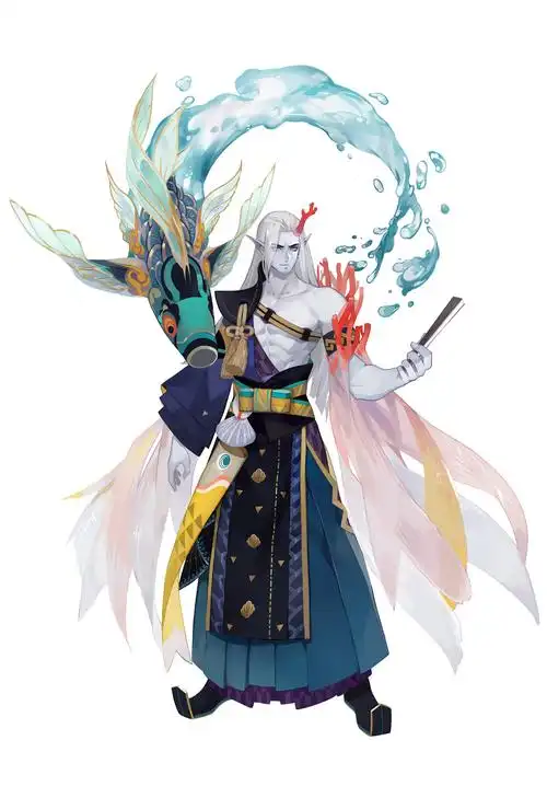 阴阳师荒川之主式神立绘传记一览