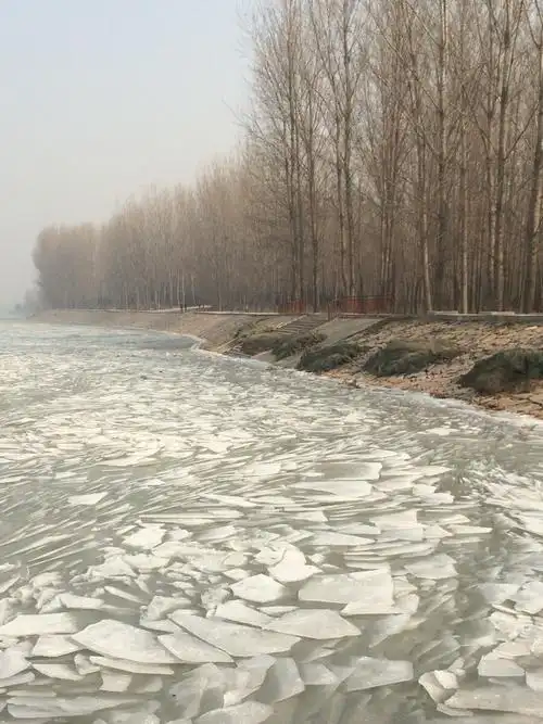 结冰的黄河