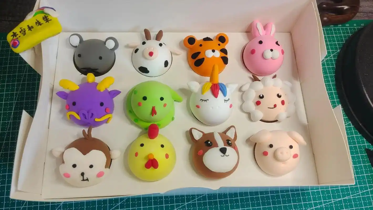 十二生肖太空泥手工