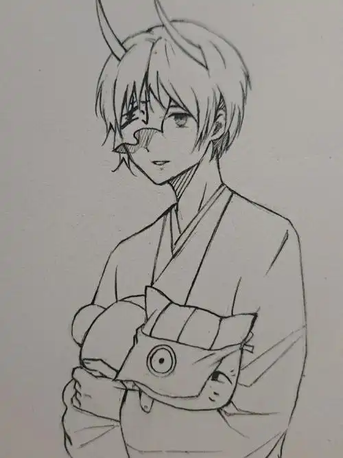 教你画夏目过程