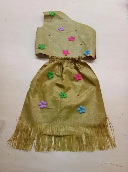 环保衣服手工 走秀儿童