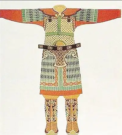 古代士兵受阅时的着装