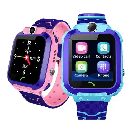 现货跨境爆款q12五5六6代gps定位4g防水视频通话儿童智能电话手表