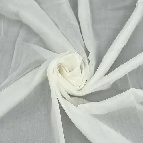 春夏轻薄时装面料 真丝棉细斜纹 25%真丝75%棉 11mm