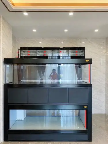 复式双层组缸叠·首创过滤-辉煌水族鱼缸工艺厂圈-龙巅