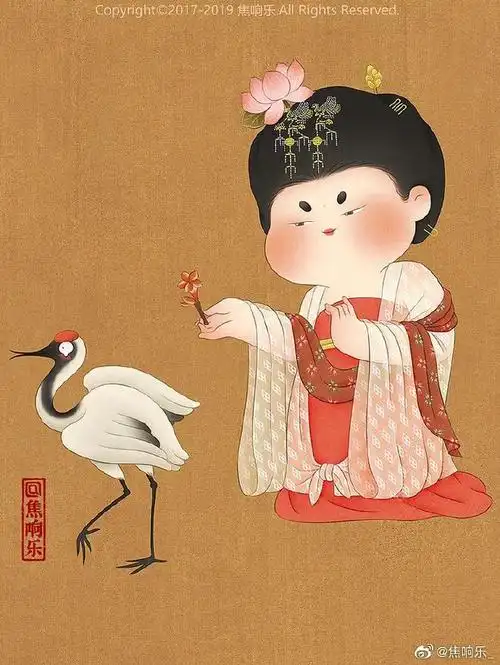 别看我胖在我们唐代本姑娘艳压群芳