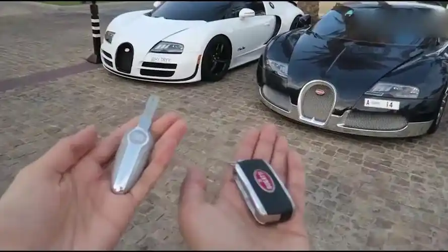 顶级超跑布加迪的钥匙见过没真的是形形色色!