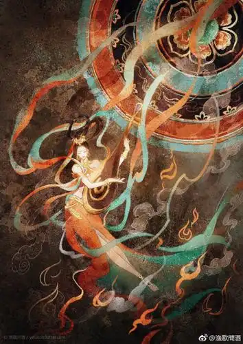 敦煌壁画飞天