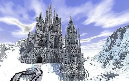 我的世界1710雪花城堡建筑地图