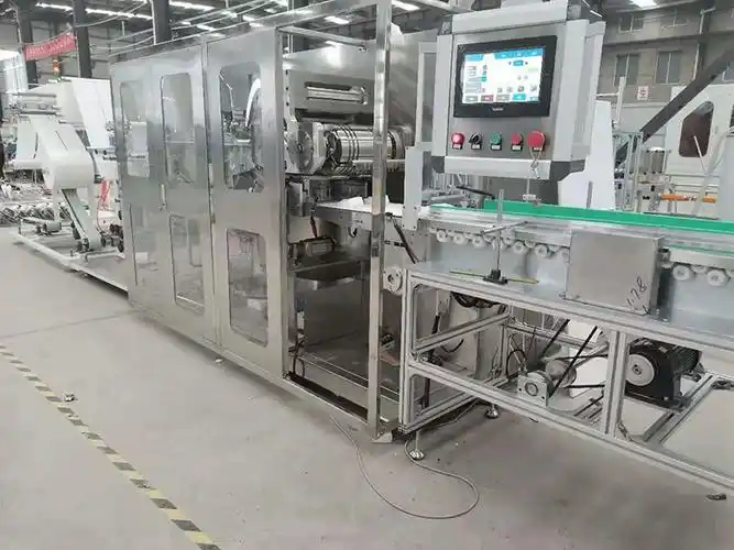 全自动二合一5-30片湿巾机海德晟一站式全套设备