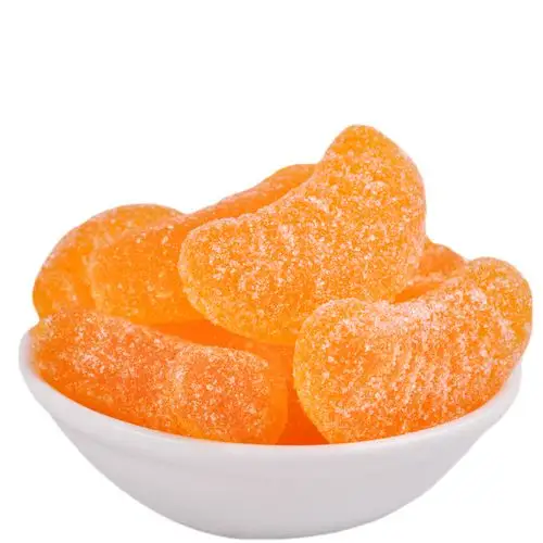 小福星橘子糖老式糖80后怀旧软糖婚庆水果糖喜散装零食500克