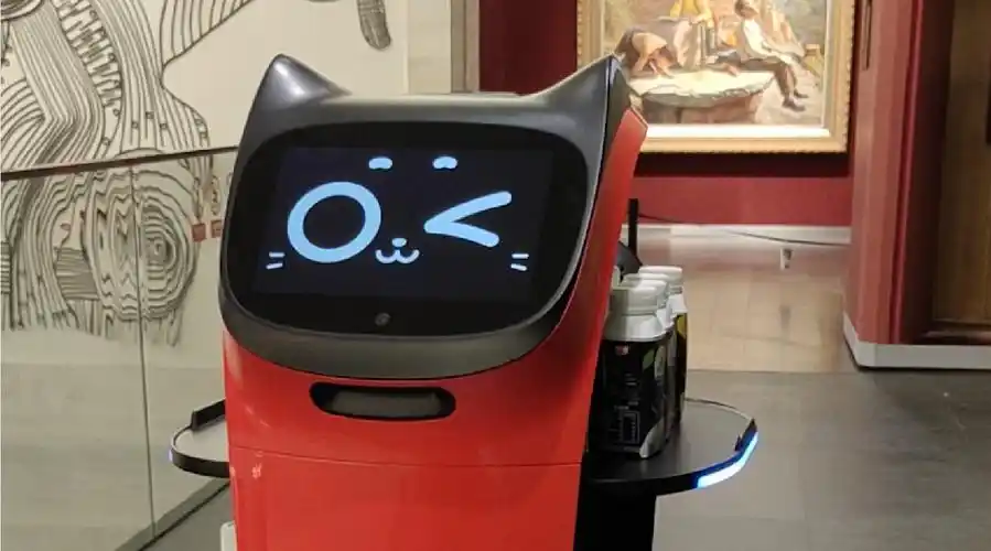 为了追星,机器人"贝拉"也是拼了.