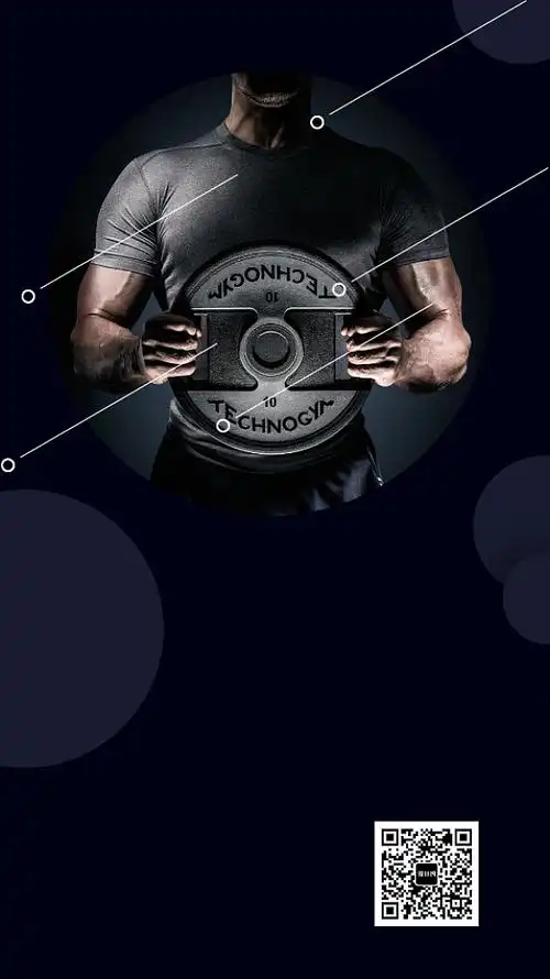 插画俱乐部背景-蓝色清新插画健身俱乐部招募背景图片-图司机