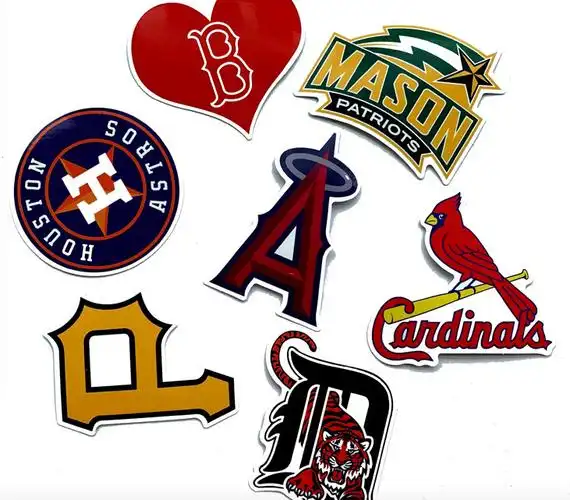 53张/包棒球队运动美国职业棒球大联盟拉杆箱滑板笔记本防水贴纸