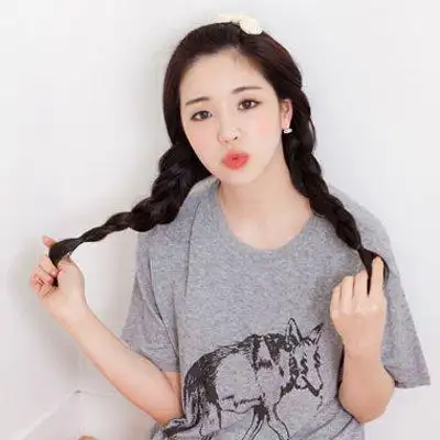 双马尾剪短发 短发双马尾辫