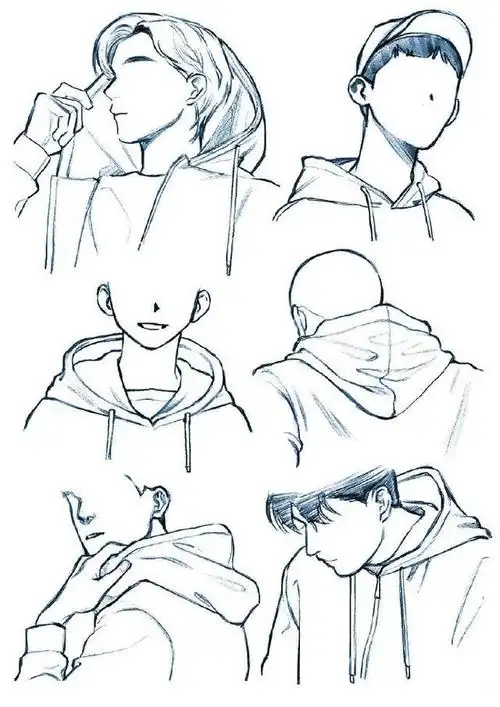 画画教程动漫人物简单 自学(零基础动漫人物怎么画,素材参考都在这里