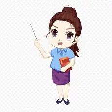 教师节q版老师漫画形象