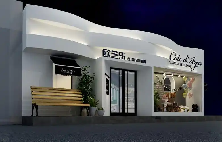 门头设计效果图设计面包店设计网红餐饮店设计沙拉简餐店设计17297