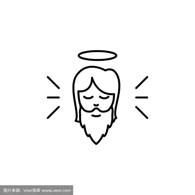 耶稣,神圣的基督教偶像.